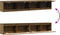 vidaXL - Wandkasten - 2 - st - 100x30x35 - cm - massief - grenenhout - honingbruin