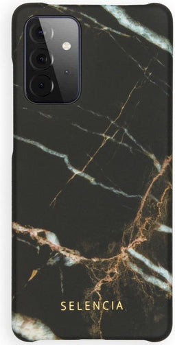 Selencia Hoesje Geschikt voor Samsung Galaxy A72 Hoesje - Selencia Maya Fashion Backcover - zwart