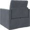 vidaXL - Vloersofa - Enkel - Convertible - Fluweel - 74x77x81 - cm - Donkergrijs