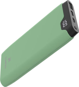 imoshion® Powerbank 10000 mAh - Snellader 18W - USB C & USB A - Geschikt voor o.a. Apple iPhone en Samsung - Groen