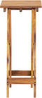 vidaXL - Plantenstandaard - 30x30x67 - cm - massief - acaciahout