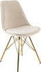 Kick Kuipstoel Velvet Goud - Goud Frame