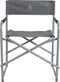 Bo-Camp Regisseursstoel - Klapstoel - Stalen frame - 600D polyester - Grijs
