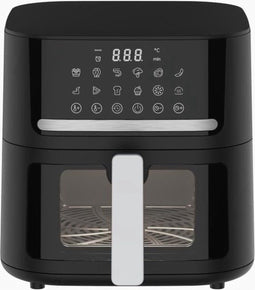 Olievrije friteuse - FAGOR - Airfryer FG5136 - 6,5 L - 1600 W - Touchscreen - 12 kookvoorinstellingen - Timer - Zwart