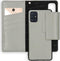 Selencia Hoesje Geschikt voor Samsung Galaxy A51 Hoesje Met Pasjeshouder - Selencia Surya 2-in-1 Uitneembare Vegan Lederen Bookcase - Grijs