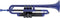 pTrumpet Kunststof Trompet Blauw