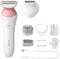 Philips series 6000 BRL146/00 - Ladyshave - Nat en droog gebruik - Wit/Roze
