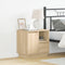 vidaXL - Nachtkastjes - met - LED - - - 2 - stuks - - - Sonoma - Eik - - - 50x34.5x50 - cm