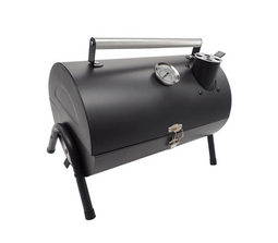 Grilltonne - BBQ met 2 Grillroosters 34 x 22,5 cm - RVS Handgreep