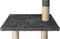 Purlov Kattenboom 138 cm Grijs - Veilig en Stimulerend Kattenparadijs