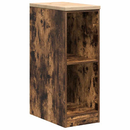 vidaXL - Garagekast - 30x51x85 - cm - massief - grenenhout - gerookt - eiken