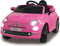 Ride-on Fiat 500 pink 12V