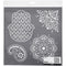 Sjabloon, afm 30,5x30,5 cm, dikte 0,31 mm, 1 vel