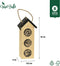Baza Vogel- Buffet Chalet 3 Feeder FSC Hout Mussen