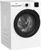 Beko BM1WFU3842W - Wasmachine - 8 kg - StainExpert™ - Zwart/Wit