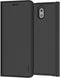 Nokia 3.1 - Slim Flip Cover - Kunstleder met pashouder - Zwart