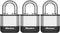 Masterlock Elite - Hangslot - Weerbestendig - Inbraakwerend - Set van 3 (3 stuks)