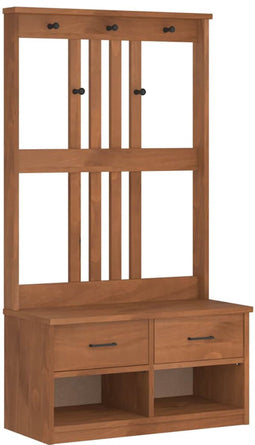 vidaXL - Halboom - SANDENS - 87x40x159,5 - cm - massief - grenenhout
