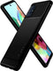 Spigen Rugged Armor - Back Cover - TPU - Samsung Galaxy A71 - Schokbestendig - Zwart