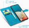 iMoshion Hoesje Geschikt voor Samsung Galaxy A53 Hoesje Met Pasjeshouder - iMoshion Mandala Bookcase - Turquoise