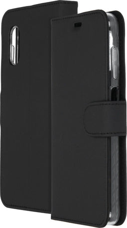 Accezz Galaxy Xcover Pro - Wallet Softcase Booktype - 3 pashouders - Zwart