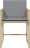 vidaXL - Tuinstoelen - 4 - st - met - kussens - poly - rattan - gemengd - beige