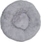 District 70 FUZZ - Hondenmand Zacht Pluche - Donutvorm - Lichtgrijs - Ø 80 cm (L)