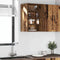 vidaXL - Hangkast - Riga - 40x29,5x60 - cm - bewerkt - hout - oud - houtkleurig