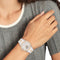 Tommy Hilfiger TH1782716 MONICA Dames Horloge - Mineraalglas - Staal - Zilverkleurig - 38 mm breed - Quartz - Vouw/Vlindersluiting - 3 ATM (spatwater)