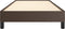 vidaXL - Bedframe - kunstleer - bruin - 90x190 - cm