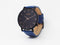 Wyzer Black Ocean - Heren Horloge - Blauw - Leren Band