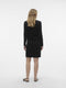 MAMA.LICIOUS MLMACY L/S JERSEY ABK DRESS - Dames Jurk - Maat L - Jersey