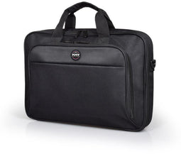 Port Designs HANOI II - Clamshell notebook-tas 13-14 inch - Extra schokbescherming - Zwart