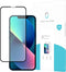 Just in Case iPhone 13 Mini - Full Cover Screenprotector - Gehard glas 9H - Kristalhelder