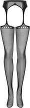 Obsessive Jarretel met Kousen - Erotische Lingerieset - One Size - Zwart