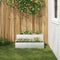 vidaXL - Tuinplanter - 2-niveaus - 100x60x45 - cm - RVS
