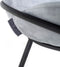 Richmond Stoel Ella Steel velvet (Quartz Steel 806)