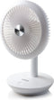 Domo DO8147 - Oplaadbare tafelventilator - 4 snelheden - Geluidsarm 32 dB
