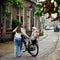 Urban Iki Fietsstoeltje - Voorzitje - 5-puntsgordel TÜV goedgekeurd - Sakura Pink/Kurumi Brown