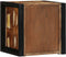 vidaXL - Nachtkastje - 40x35x40 - cm - massief - gerecycled - hout - meerkleurig