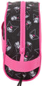 Safta Hello Kitty Kuromi Toilettas - 26 x 16 x 9 cm - Polyester - Zwart Roze