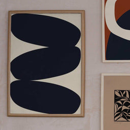 Paper Collective - Poster - Solid Shapes 01 - Nina Bruun - 50x70cm - excl. kader