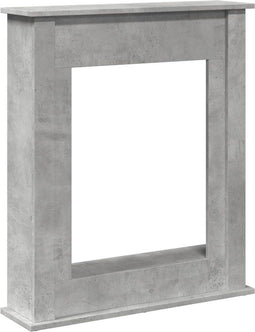 vidaXL - Haardombouw - 75x20x87,5 - cm - bewerkt - hout - betongrijs