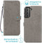 iMoshion Hoesje Geschikt voor Samsung Galaxy S22 Hoesje Met Pasjeshouder - iMoshion Mandala Bookcase - Grijs