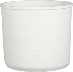 Mica Decorations Momo Bloempot - 28x28x25 cm - Terracotta - Wit