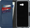 Selencia Hoesje Geschikt voor Samsung Galaxy J4 Plus Hoesje Met Pasjeshouder - Selencia Echt Lederen Bookcase - Blauw