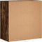vidaXL - Dressoir - 79x38x80 - cm - bewerkt - hout - gerookt - eikenkleurig