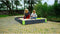 EXIT Aksent - Houten zandbak 200x140cm - Keuken met waterkraan en opbergruimte - Grijs