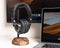 Oakywood Headphones Stand - Massief Walnoot - Echt Hout Koptelefoon Standaard Houder - Stijlvol Clean Desk Design