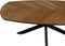 HSM Collection-Danish Salontafel Fishbone-130x80x43-Naturel/Zwart-Eiken/Metaal
